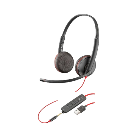 Poly Blackwire 3225 Stereo USB-A TAA Headset — Being Shipped