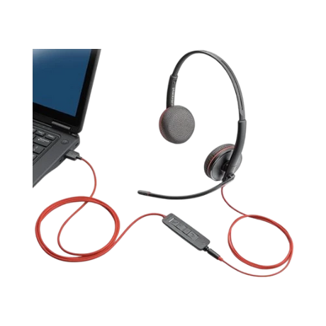 Poly Blackwire 3225 Stereo USB-A TAA Headset — Being Shipped