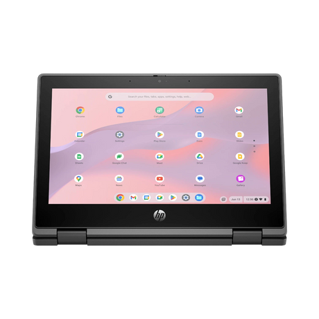 HP Fortis x360 G5 11.6" Multi-Touch Chromebook, Intel N100, 4GB RAM, 32GB eMMC (Wi-Fi Only) — Being Shipped