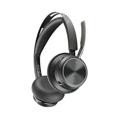 Poly Voyager Focus 2 USB-C-C Headset +USB-C/A Adapter — Being Shipped