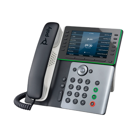 Poly Edge E500 IP Desk Phone with Power Adapter — Being Shipped