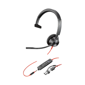Poly Blackwire 3315 Mono USB-C Headset (Microsoft Teams Certified) — Being Shipped