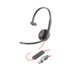 Poly Blackwire 3310 Mono USB-C Headset — Being Shipped