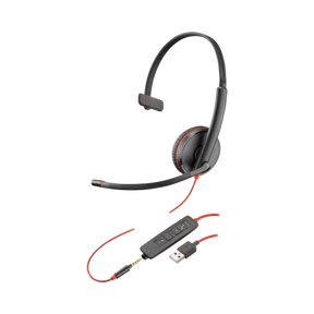 Poly Blackwire 3215 Monaural USB-A Headset — Being Shipped