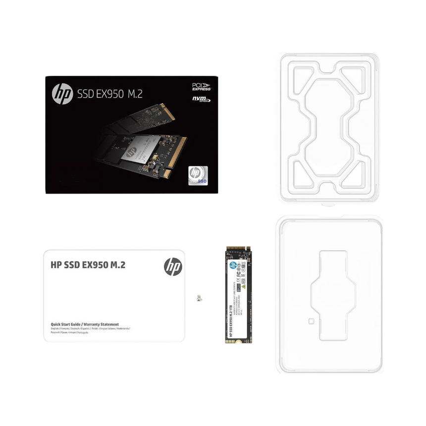 HP EX950 M.2 PCIe 3.1 x4 NVMe 3D TLC NAND 1TB Internal SSD — Being Shipped