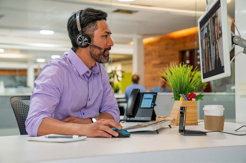 Poly Voyager Focus 2 UC Stereo Bluetooth Headset — Being Shipped