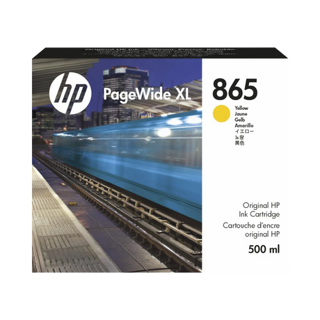 HP 865 500-ml Yellow PageWide XL Ink Cartridge — Being Shipped