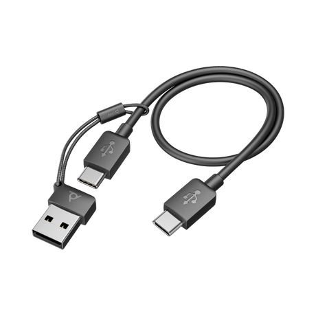 Poly Voyager Focus 2 USB-C Noise Canceling Bluetooth On Ear Phone & Computer Headset — Being Shipped