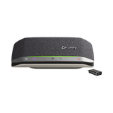 Poly Sync 20+ USB-C & Bluetooth Speakerphone (Silver, Microsoft Teams) — Being Shipped