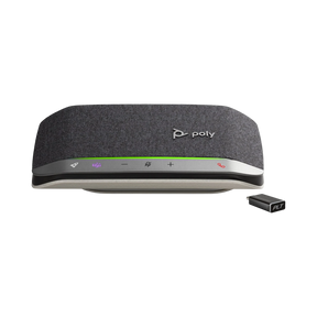 Poly Sync 20+ USB-C & Bluetooth Speakerphone (Silver, Microsoft Teams) — Being Shipped