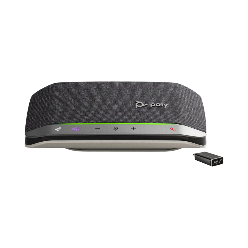 Poly Sync 20+ USB-C & Bluetooth Speakerphone (Silver, Microsoft Teams) — Being Shipped