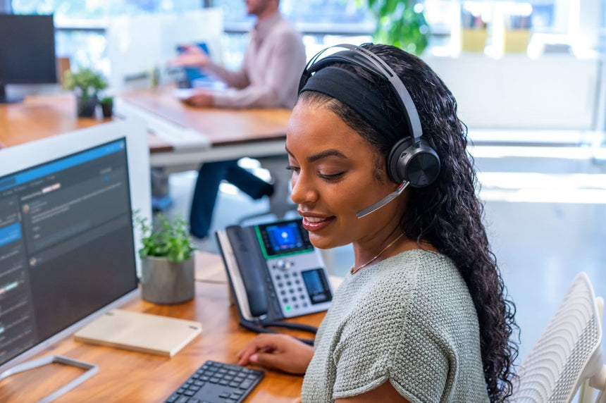 Poly Voyager Focus 2 UC Stereo Bluetooth Headset — Being Shipped