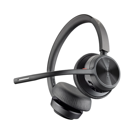 Poly Voyager 4320 Bluetooth Stereo Headset with BT700 USB-A Dongle & Charging Stand — Being Shipped