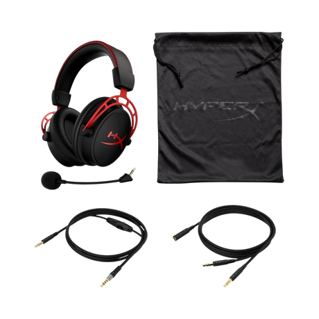 HyperX Cloud Alpha Wireless Over-Ear Gaming Headset (Black & Red) — Being Shipped