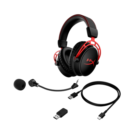 HyperX Cloud Alpha Wireless Over-Ear Gaming Headset (Black & Red) — Being Shipped