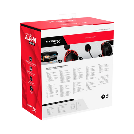 HyperX Cloud Alpha Wireless Over-Ear Gaming Headset (Black & Red) — Being Shipped