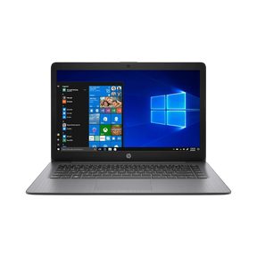 HP Stream 14-CB174 14" Laptop, Intel Celeron N4000, 4GB RAM, 64GB eMMC (Brilliant Black) — Being Shipped