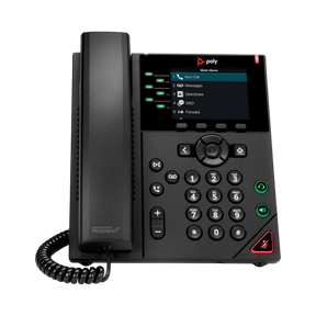 Poly VVX 350 6-Line IP Desk Phone with Power Adapter — Being Shipped