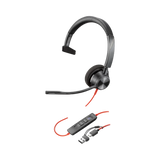 Poly Blackwire 3310 Mono USB-C Headset (Microsoft Teams Certified) — Being Shipped
