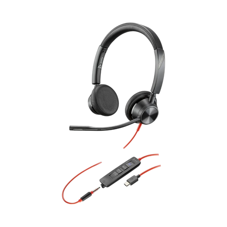 Poly Blackwire 3325 Stereo USB-C Headset (Microsoft Teams Certified) — Being Shipped