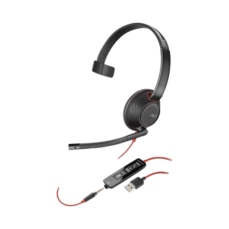 Poly BlackWire 5210 USB-A Headset (TAA Compliant) — Being Shipped