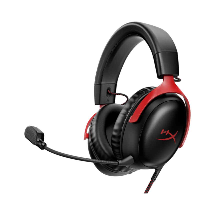 HyperX Cloud III Gaming Headset (Black & Red) — Being Shipped