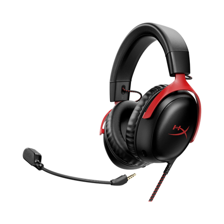HyperX Cloud III Gaming Headset (Black & Red) — Being Shipped