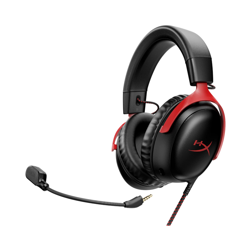 HyperX Cloud III Gaming Headset (Black & Red) — Being Shipped