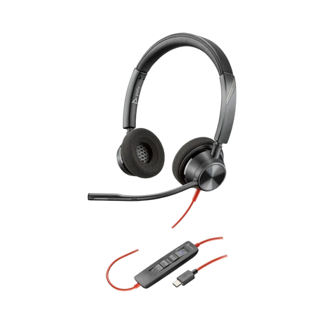 Poly Blackwire 3320 Stereo USB-C Headset (Microsoft Teams Certified) — Being Shipped