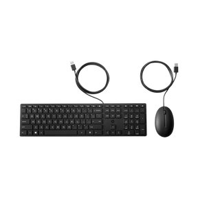 HP 320MK Wired Desktop Mouse & Keyboard Bundle — Being Shipped