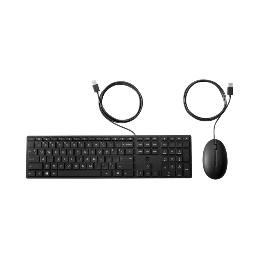 HP 320MK Wired Desktop Mouse & Keyboard Bundle — Being Shipped