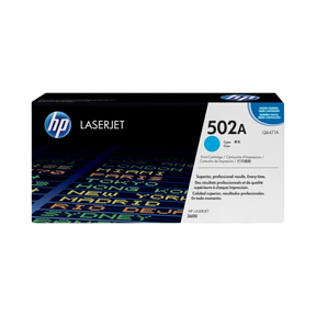 HP 502A Cyan Standard Yield Toner Cartridge — Being Shipped