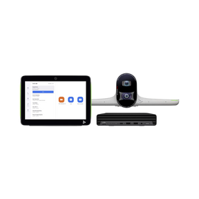 Poly Studio Large Room Bundle for Zoom Rooms with Mini Conferencing PC, Studio E70 Camera & TC10 Controller (TAA Compliant) — Being Shipped