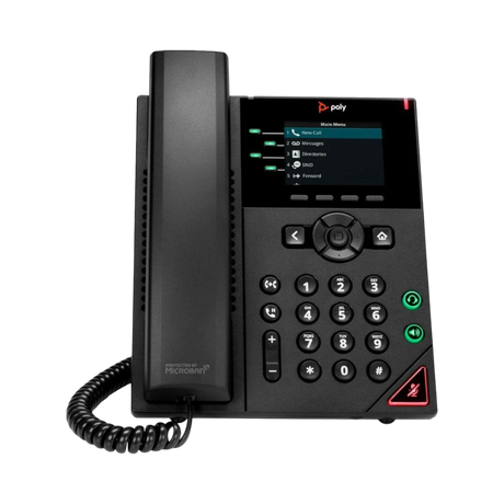 Poly VVX 250 4-Line IP Corded Desk Phone — Being Shipped