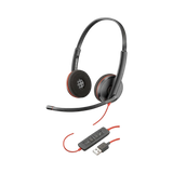 Poly Blackwire C3220 USB-A Black Headset — Being Shipped
