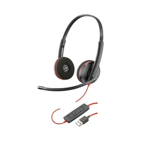 Poly Blackwire C3220 USB-A Black Headset — Being Shipped