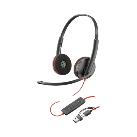 Poly Blackwire 3220 Stereo USB-C Headset — Being Shipped