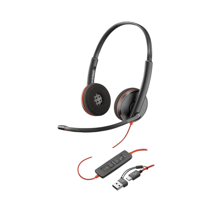 Poly Blackwire 3220 Stereo USB-C Headset — Being Shipped