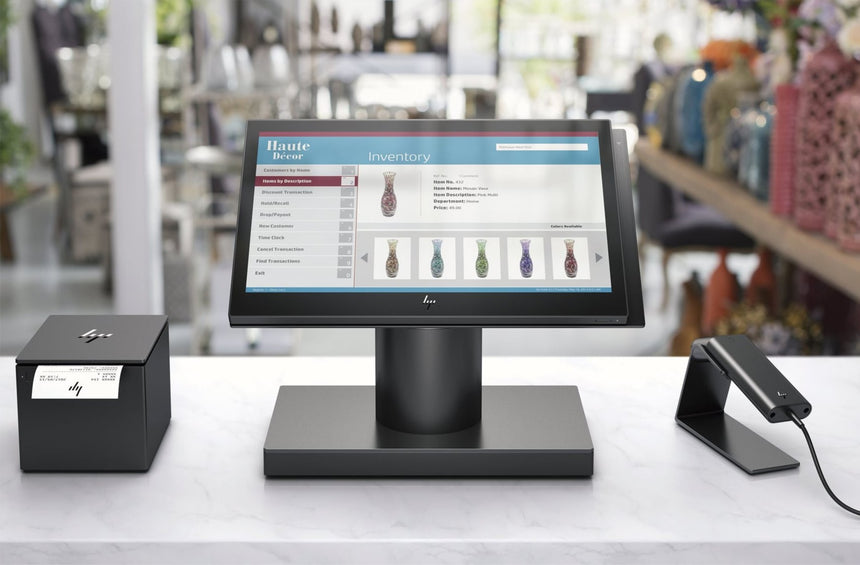 HP ElitePOS 145 14" All-In-One POS System Intel Core i5-7300U, 8GB RAM, 256GB SSD — Being Shipped