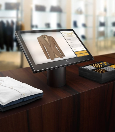 HP ElitePOS 145 14" All-In-One POS System Intel Core i5-7300U, 8GB RAM, 256GB SSD — Being Shipped