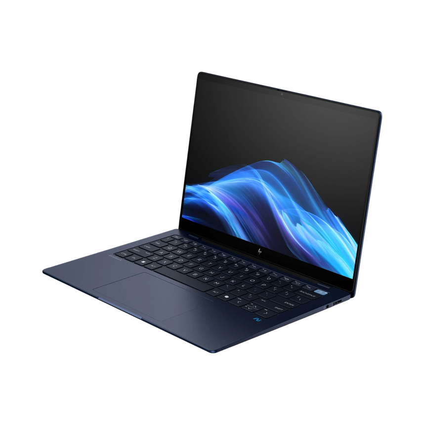 HP EliteBook Ultra G1q Copilot+ 14" Multi-Touch Notebook, Qualcomm Snapdragon X, 16GB RAM, 512GB SSD (Atmospheric Blue) — Being Shipped