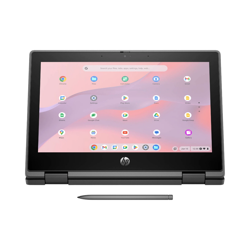 HP Fortis x360 G5 11.6" Multi-Touch Chromebook, Intel N100, 8GB RAM, 64GB SSD (Wi-Fi Only) — Being Shipped