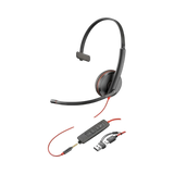 Poly Blackwire 3215 Monaural USB-C Headset — Being Shipped