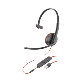 Poly BW3215 USB-A Headset (TAA Complaint Bulk) — Being Shipped