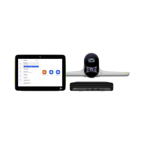 Poly Studio Large Room Bundle for Zoom Rooms with Mini Conferencing PC, Studio E70 Camera & TC10 Controller — Being Shipped