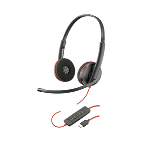 Poly Blackwire 3220 Stereo USB-C Headset — Being Shipped