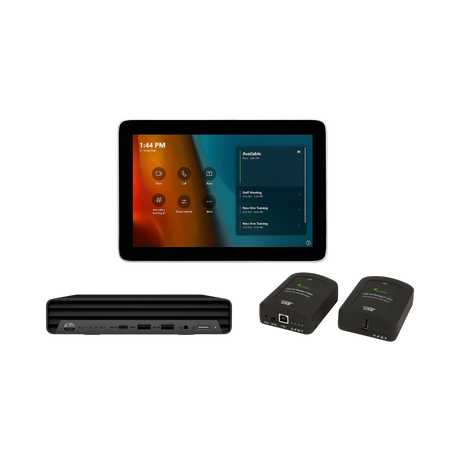 Poly Microsoft Teams Room Base Kit HP Mini PC with GC8 Cat5e Extender (ABA) — Being Shipped