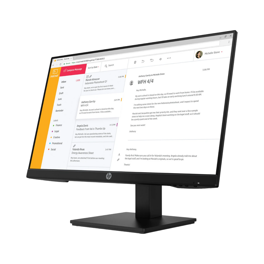 HP P24h 23.8" 60Hz 16:9 IPS Monitor — Being Shipped