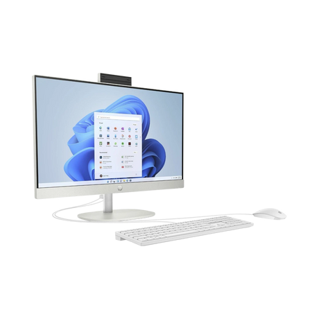 HP 24-cr0030 23.8" All-in-One Desktop Computer Intel Core i3-N300, 8GB DDR4 RAM, 256GB SSD — Being Shipped