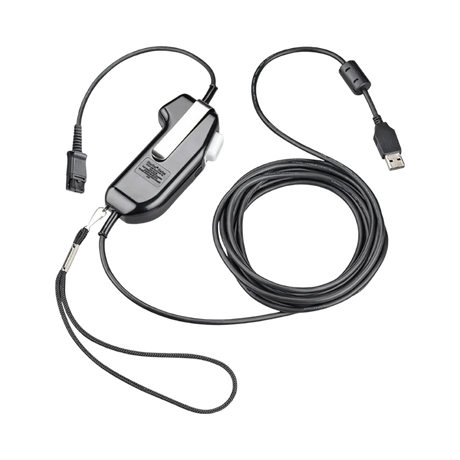 Poly Corded PTT 12" Secure Voice Cable — Being Shipped